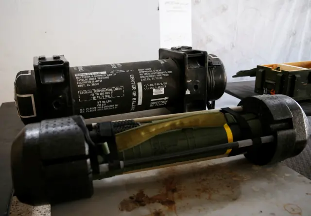 تم العثور على صواريخ جافلين امريكية الصنع في بلدة غريان جنوبي العاصمة طرابلس