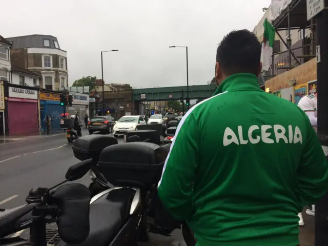 Un fan des Fennecs à Londres