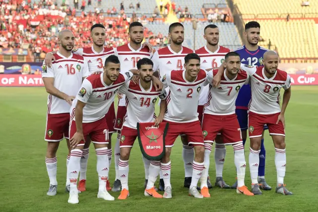 يلتقي المنتخب المغربي بمنتخب بينين في أول مبارايات دور 16 في كأس أمم أفريقيا