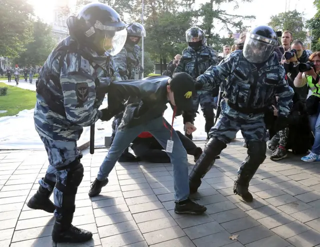 Задержания на Маросейке