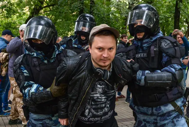 Задержания на Маросейке
