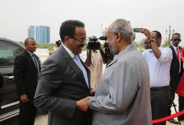 Madaxweyneyaasha Soomaaliya iyo Jabuuti, Maxamed Cabdullaahi Farmaajo iyo Ismaaciil Cumar Geele