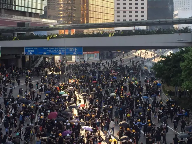 金钟集会现场