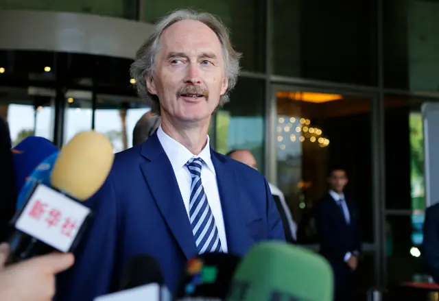 المبعوث الأممي إلى سوريا غير بيدرسون اللجنة الدستورية دمشق المعلم