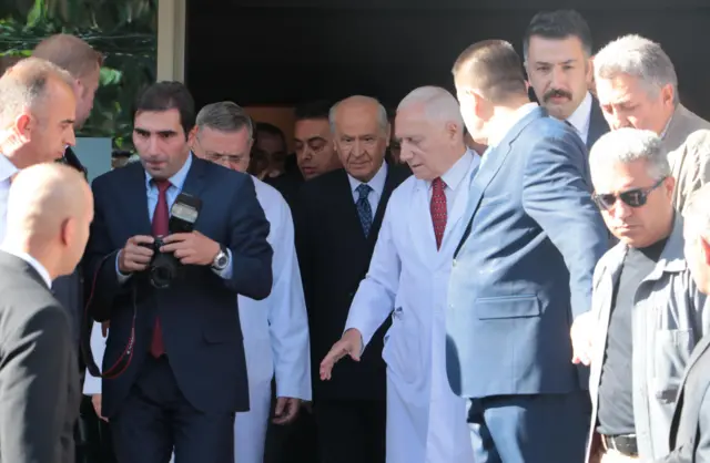 Bahçeli hastanede taburcu oluyor