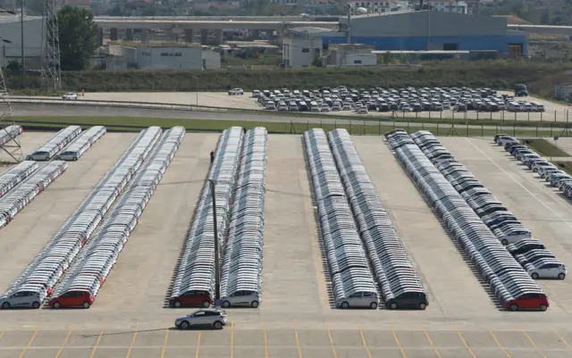 Kocaeli'ndeki bir otomobil fabrikası