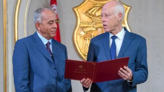 الرئيس التونسي ورئيس الوزراء