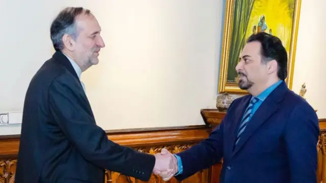 دیدار سرپرست وزارت خارجه و سفیر ایران