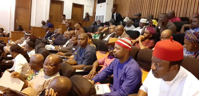 Ndị Igbo gbakọrọ na Muson Centre ebe a nọkọrọ kpaa maka etu Biafra biri