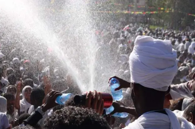Masu bikin Timket a Ethiopia