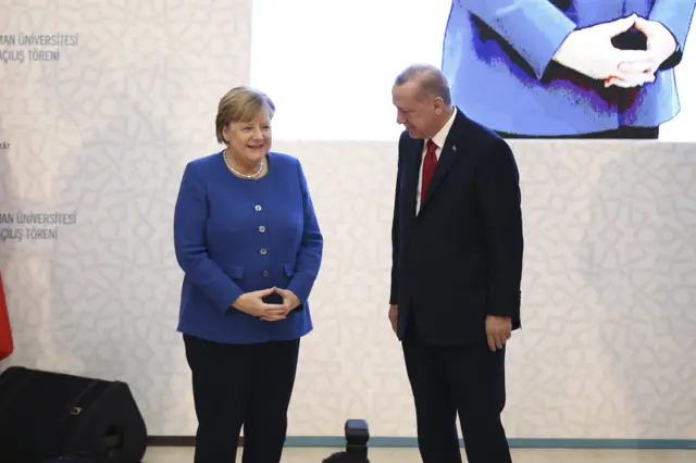 merkel ve erdoğan