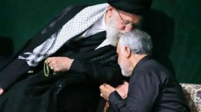 قاسم سلیمانی و آیت الله خامنه ای