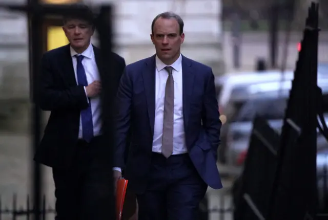 İngiltere Dışişleri Bakanı Dominic Raab