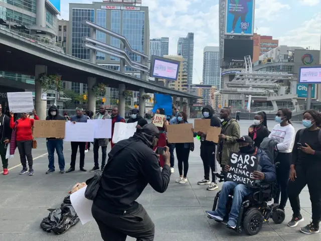 End sars protest for Canada