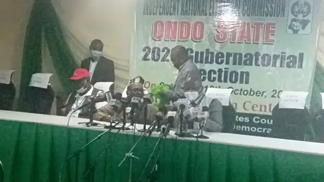 Ajọ INEC bẹrẹ kika esi ibo gomina ni Ondo