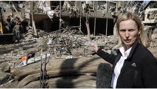 Orla Guerin, gence, gəncə, reportaj, qarabağ, ermənistan, azərbaycan