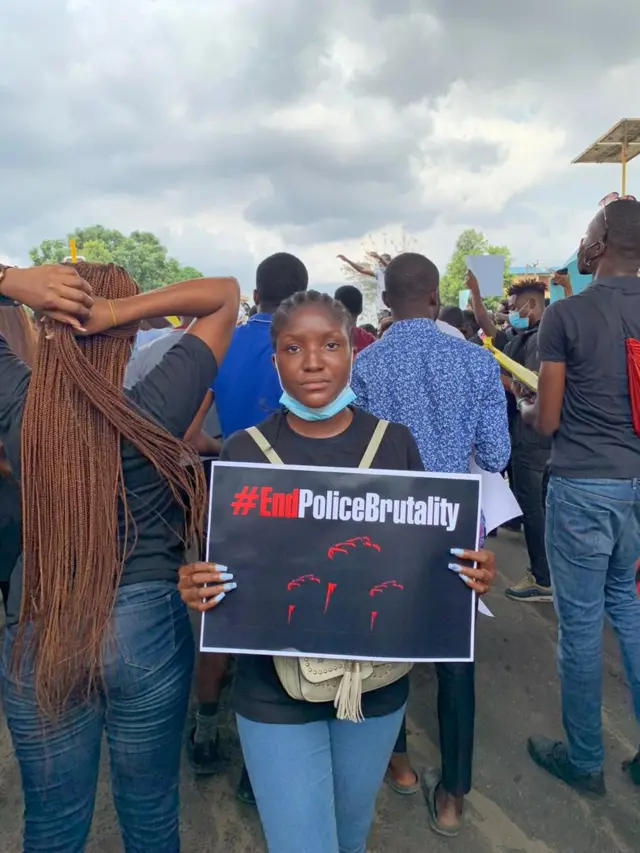 End sars protester
