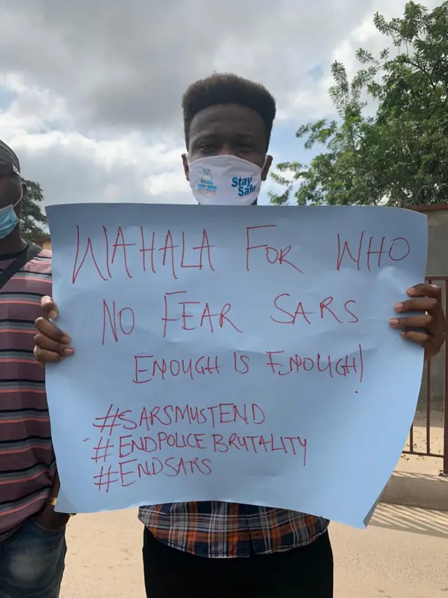 End sars protester