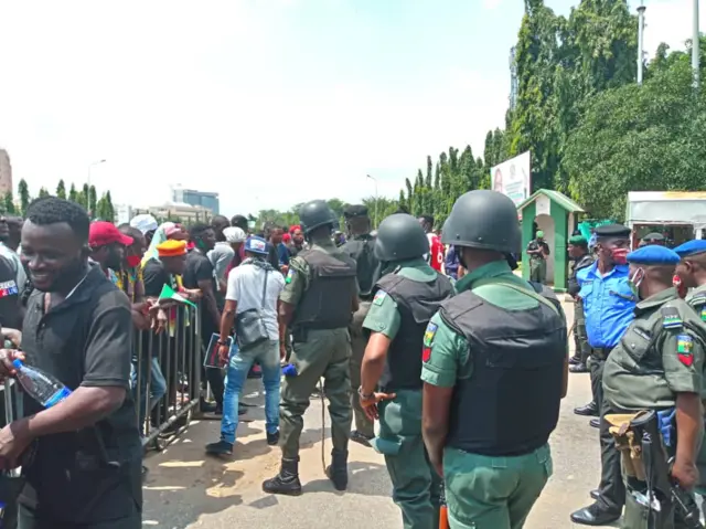 End Sars protest in Abuja