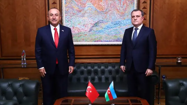 Ceyhun Bayramov Mevlüt Çavuşoğlu