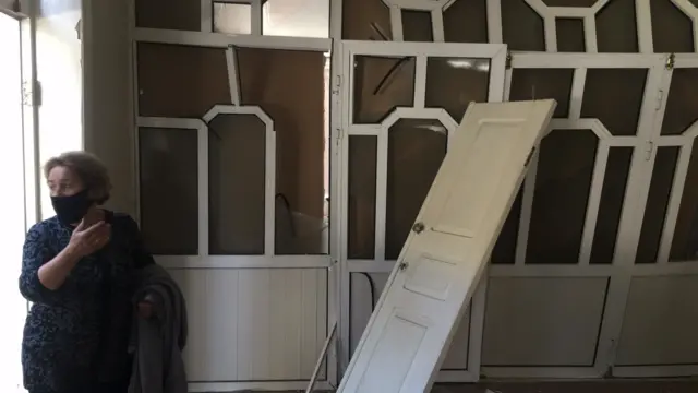 Gəncəyə hücum, raket, cəbhədə döyüşlər