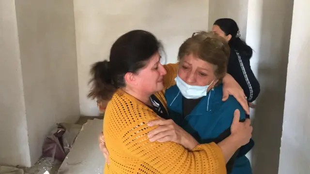 Gəncəyə hücum, raket, cəbhədə döyüşlər