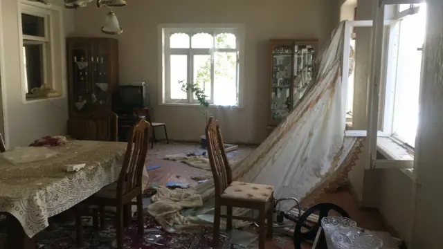 Gəncəyə hücum, raket, cəbhədə döyüşlər