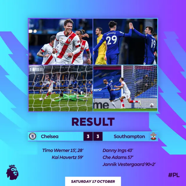 Chelsea na Southampton
