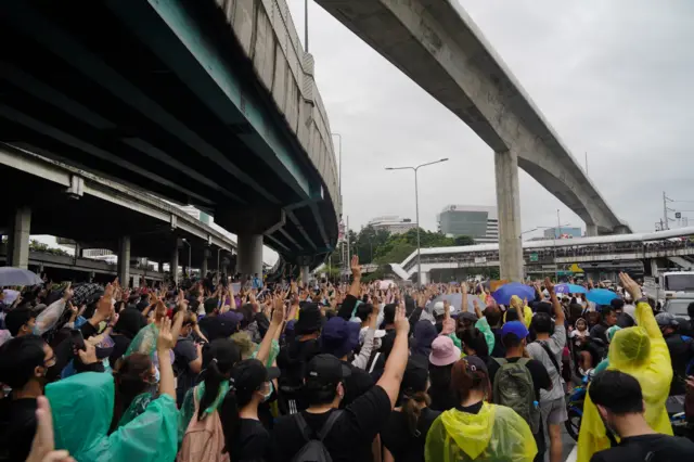 กลุ่มชุมนุมประท้วง