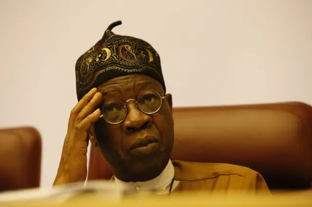 Nigeria minister for Information and communication, Lai Mohammed