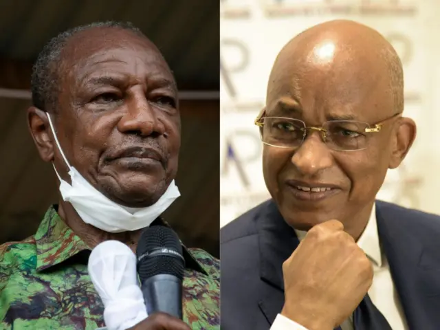 Cellou Dalein Diallo et Alpha Condé