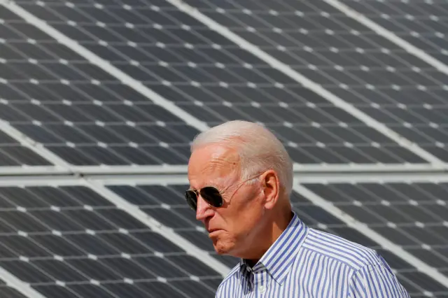 拜登曾到訪太陽能發電廠