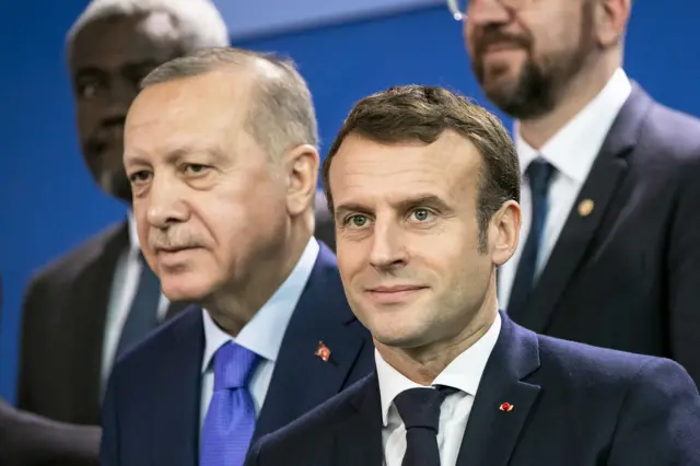 Erdogan da Macron