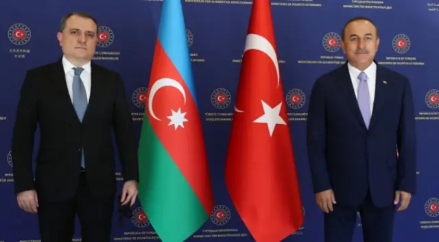 Ceyhun Bayramov Mevlüt Çavuşoğlu