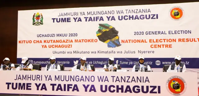 Kura za urais zimeanza kutangazwa Tanzania