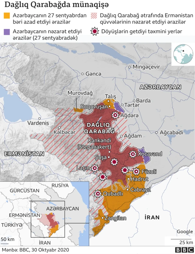 xəritə, qarabağ