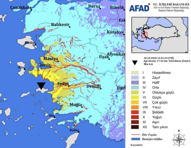 Tahmini şiddet haritası