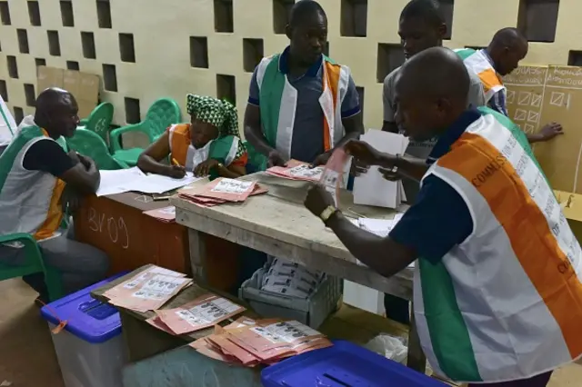 Bouaké par le passé siège de la rebellion a voté dans le calme selon le maire Nicolas Djibo.