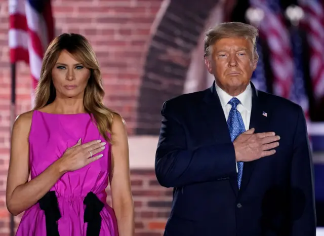Vợ chồng Tổng thống Trump