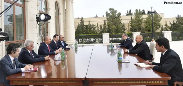 Azərbaycan Prezidenti İlham Əliyev Mevlüt Çavuşoğlu Dağlıq Qarabağ Türkiyə
