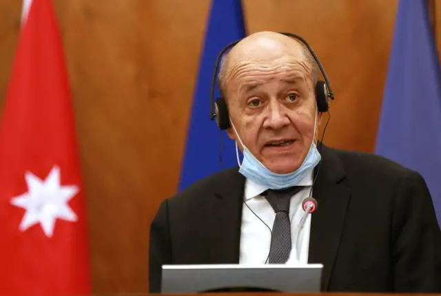 Fransa Dışişleri Bakanı Jean-Yves Le Drian