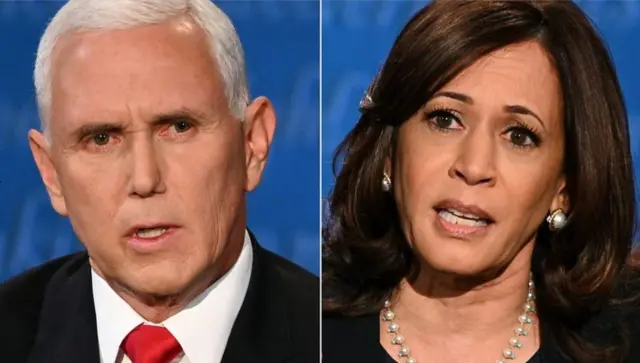 Mike Pence na Kamala Harris