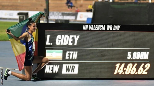 Gidey alivunja rekodi ya dunia ya miaka 12