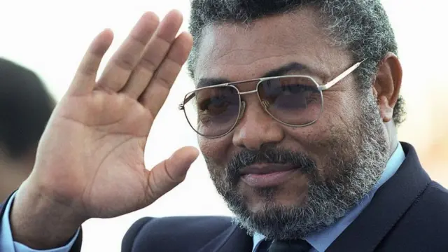 Rais wa zamani wa Ghana, Jerry Rawlings