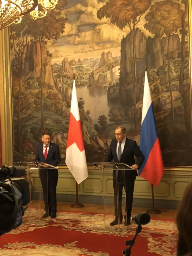Peter Maurer Sergey Lavrov