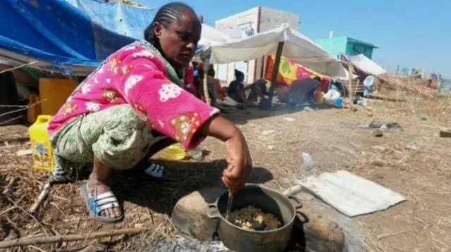 Kumaanan qof ayaa ka qaxay gobolka Tigray kuwaas oo gaaray Suudaan