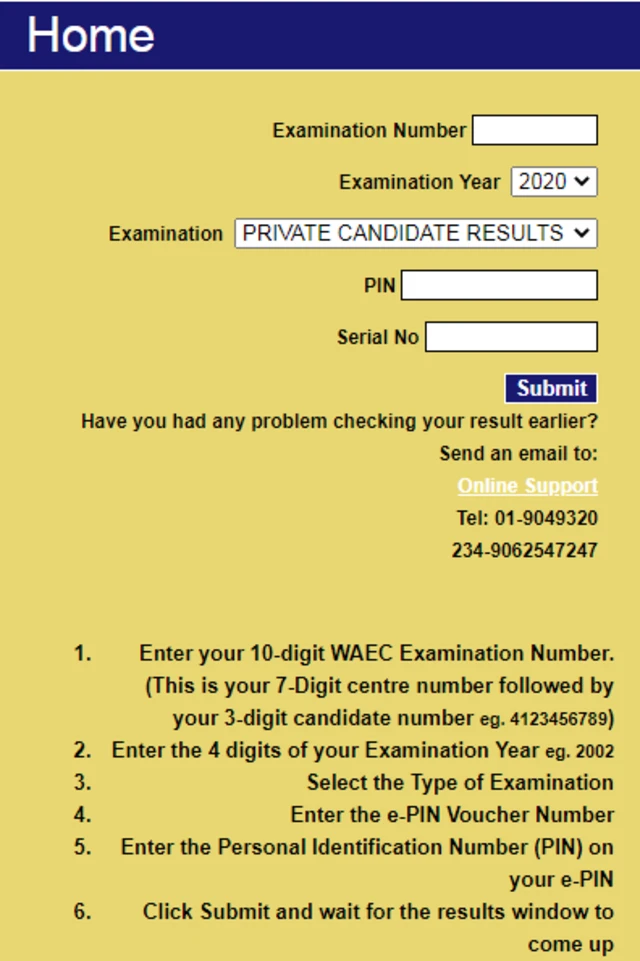 Waec Result