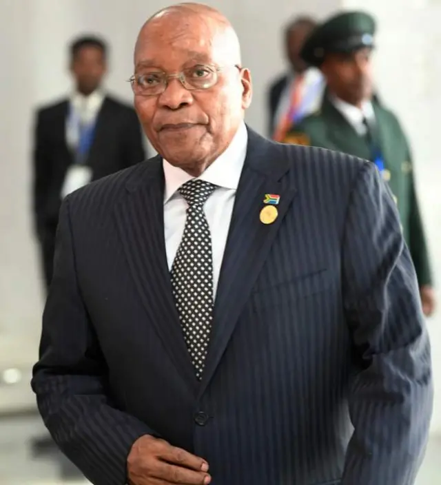 Jacob Zuma alilazimishwa kujiuzulu mwaka2018 baada ya kukumbwa na madai ya ufisadi