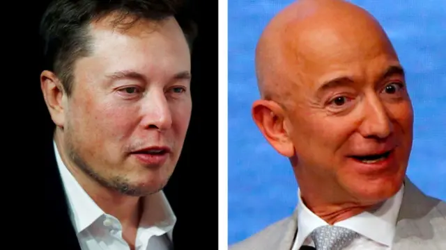 Elon Musk na Jeff Bezos