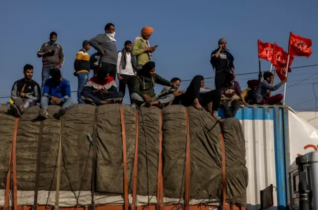 किसानों का विरोध प्रदर्शन